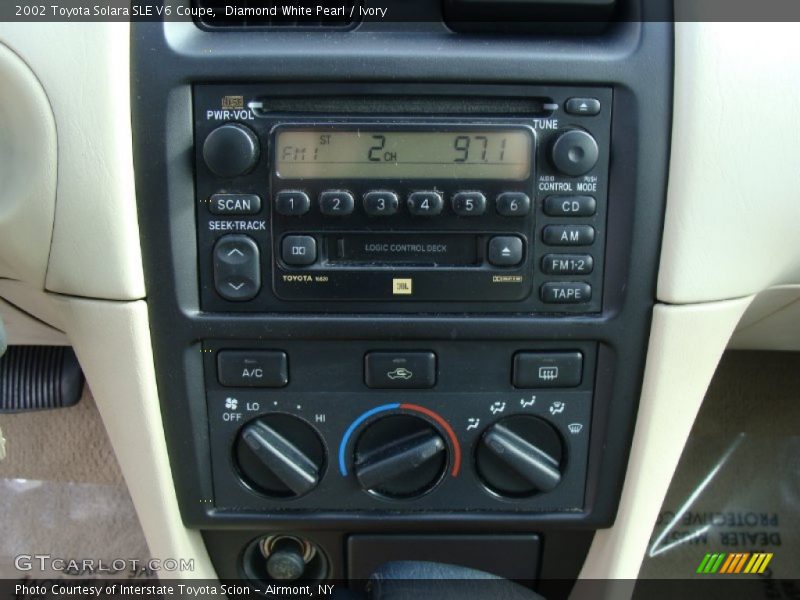 Diamond White Pearl / Ivory 2002 Toyota Solara SLE V6 Coupe