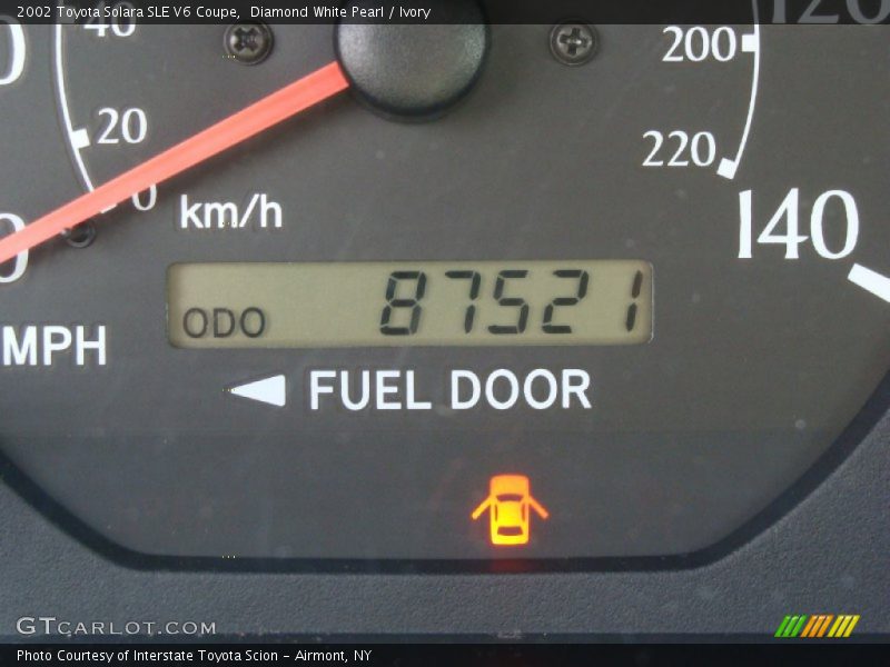 Diamond White Pearl / Ivory 2002 Toyota Solara SLE V6 Coupe
