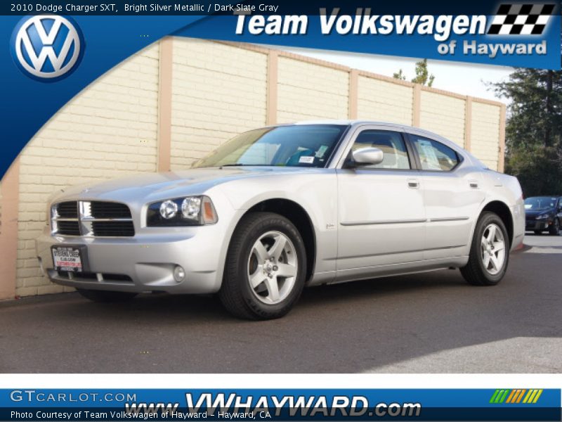 Bright Silver Metallic / Dark Slate Gray 2010 Dodge Charger SXT