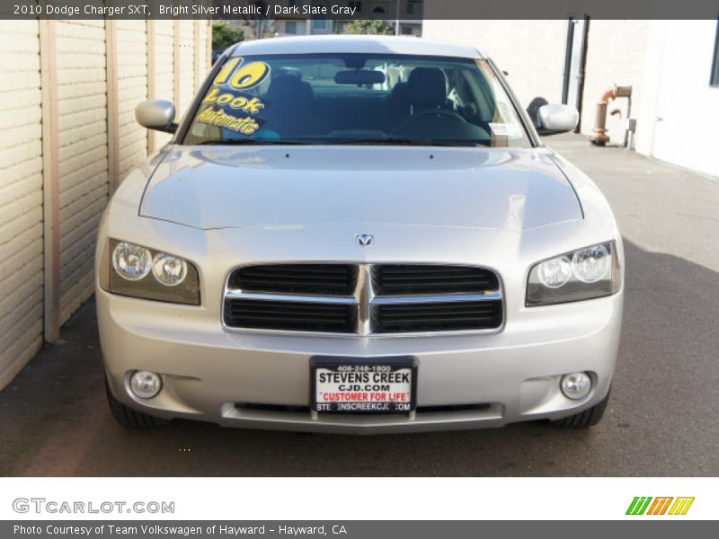 Bright Silver Metallic / Dark Slate Gray 2010 Dodge Charger SXT