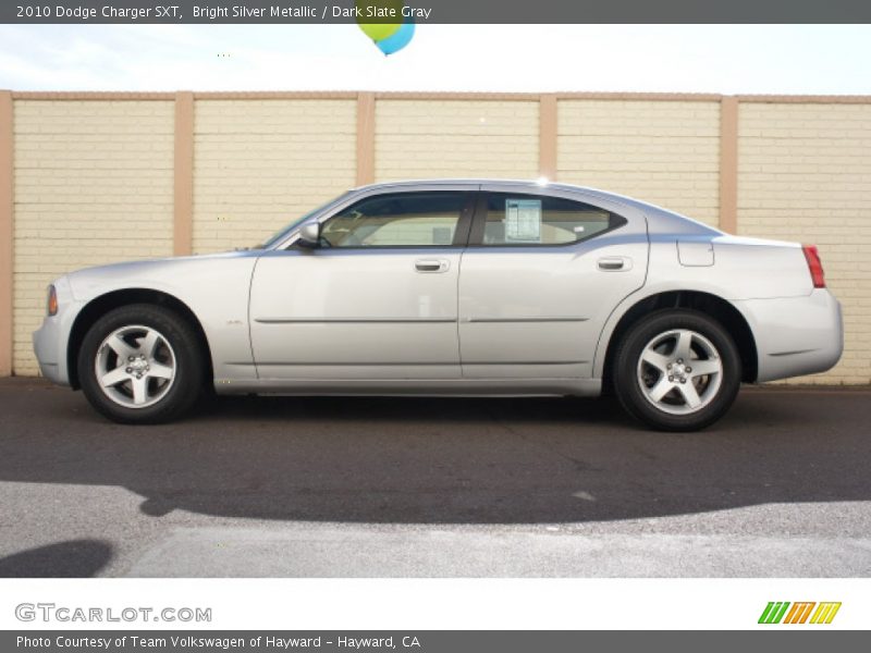 Bright Silver Metallic / Dark Slate Gray 2010 Dodge Charger SXT