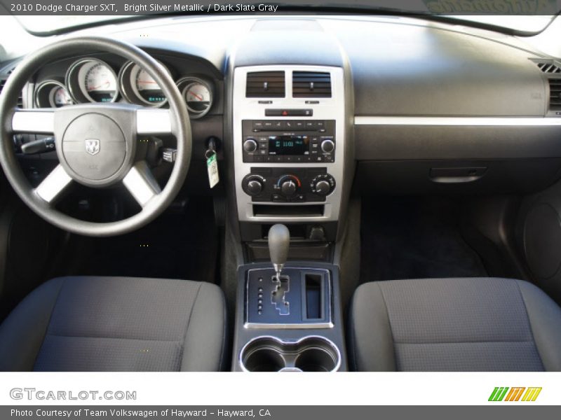 Bright Silver Metallic / Dark Slate Gray 2010 Dodge Charger SXT