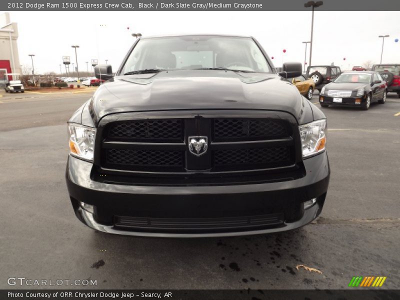 Black / Dark Slate Gray/Medium Graystone 2012 Dodge Ram 1500 Express Crew Cab