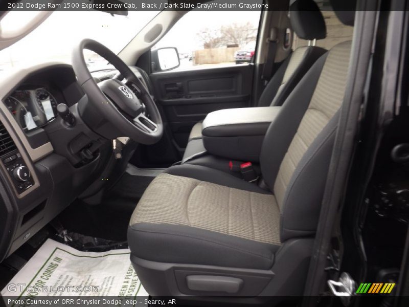 Black / Dark Slate Gray/Medium Graystone 2012 Dodge Ram 1500 Express Crew Cab