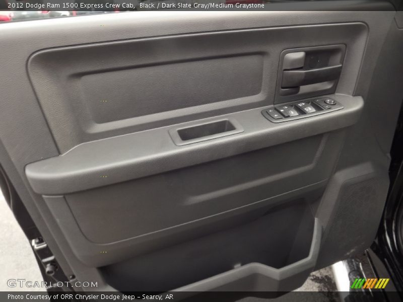 Black / Dark Slate Gray/Medium Graystone 2012 Dodge Ram 1500 Express Crew Cab