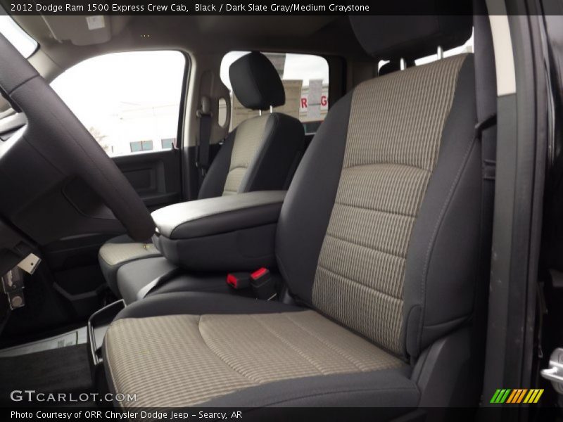 Black / Dark Slate Gray/Medium Graystone 2012 Dodge Ram 1500 Express Crew Cab