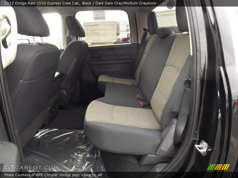 Black / Dark Slate Gray/Medium Graystone 2012 Dodge Ram 1500 Express Crew Cab