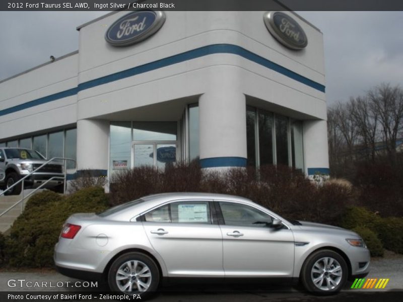 Ingot Silver / Charcoal Black 2012 Ford Taurus SEL AWD