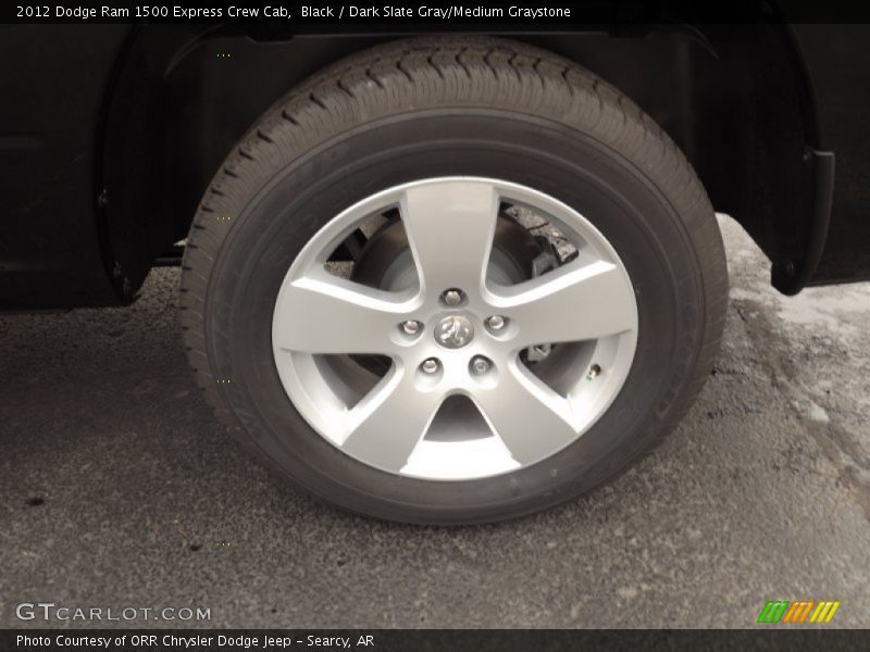 Black / Dark Slate Gray/Medium Graystone 2012 Dodge Ram 1500 Express Crew Cab