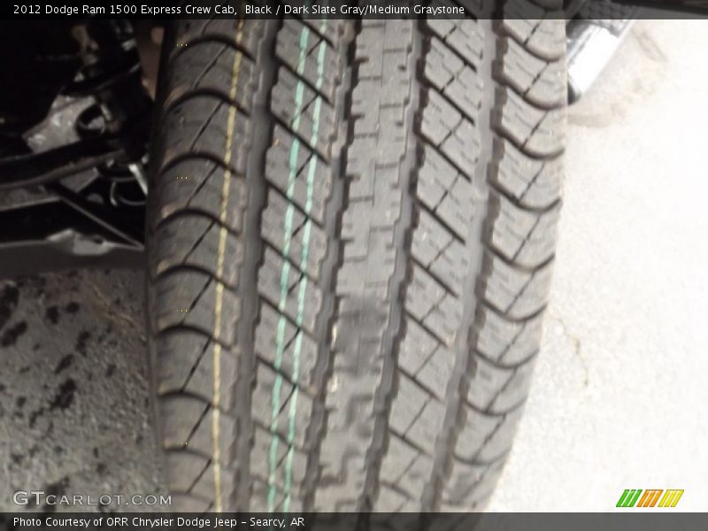 Black / Dark Slate Gray/Medium Graystone 2012 Dodge Ram 1500 Express Crew Cab