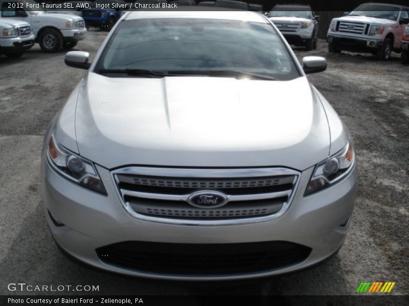 Ingot Silver / Charcoal Black 2012 Ford Taurus SEL AWD