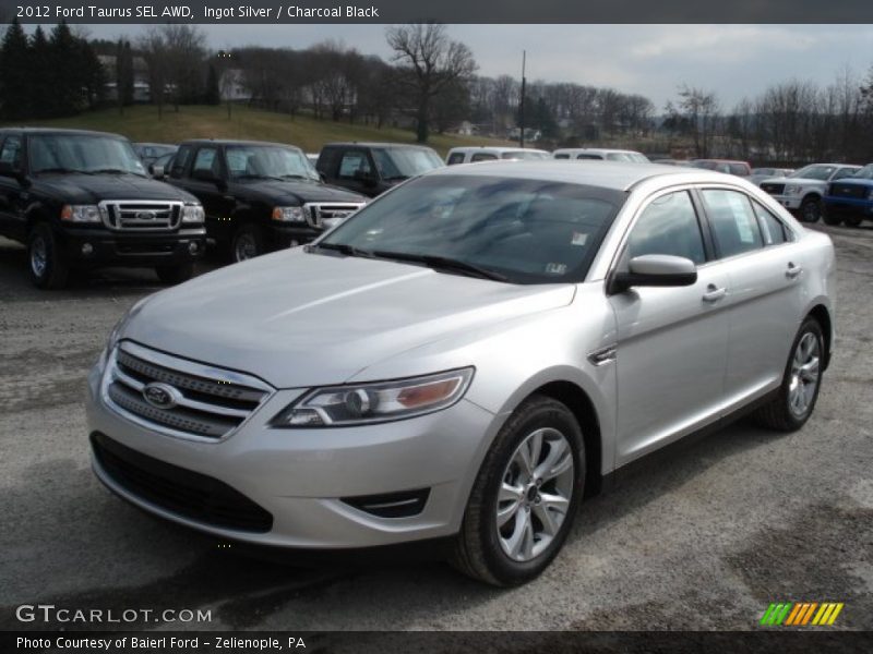 Ingot Silver / Charcoal Black 2012 Ford Taurus SEL AWD