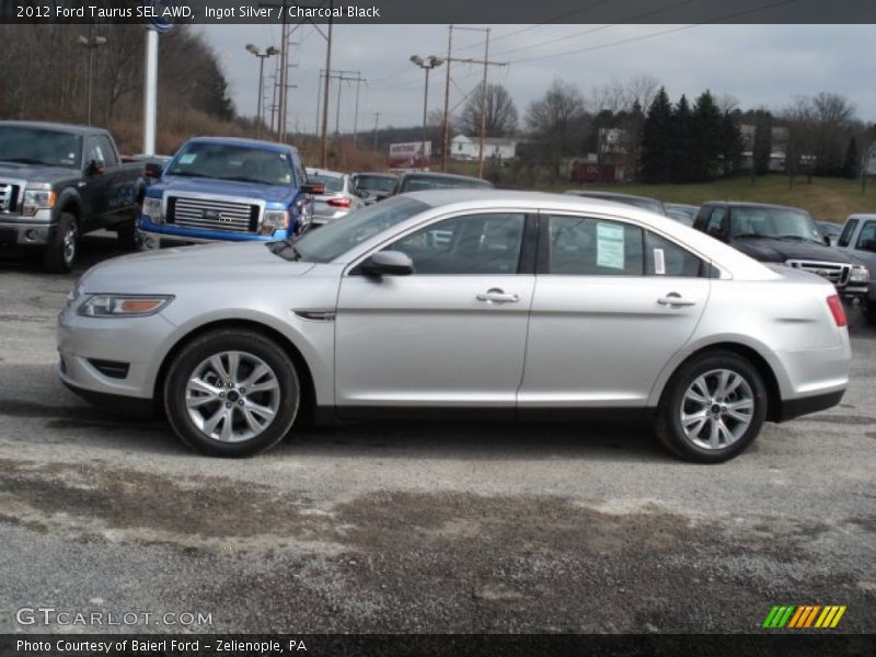 Ingot Silver / Charcoal Black 2012 Ford Taurus SEL AWD