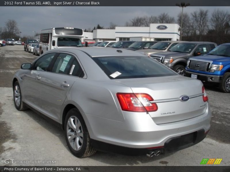 Ingot Silver / Charcoal Black 2012 Ford Taurus SEL AWD