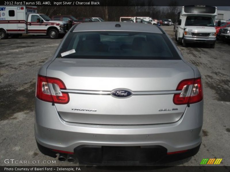 Ingot Silver / Charcoal Black 2012 Ford Taurus SEL AWD