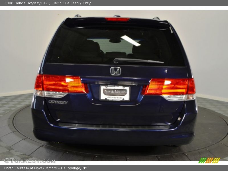 Baltic Blue Pearl / Gray 2008 Honda Odyssey EX-L