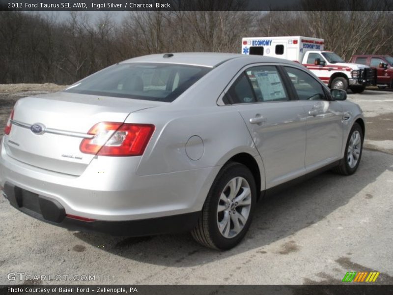 Ingot Silver / Charcoal Black 2012 Ford Taurus SEL AWD