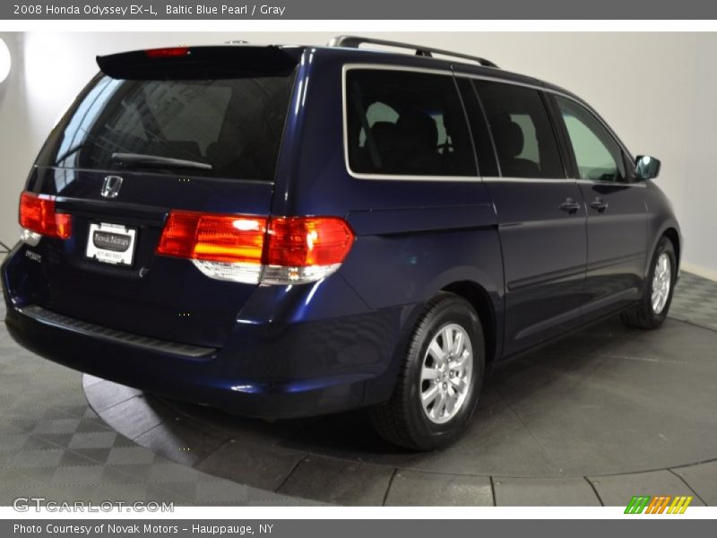 Baltic Blue Pearl / Gray 2008 Honda Odyssey EX-L