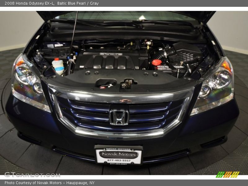 Baltic Blue Pearl / Gray 2008 Honda Odyssey EX-L