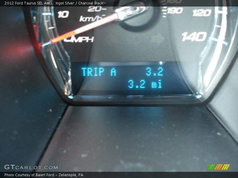 Ingot Silver / Charcoal Black 2012 Ford Taurus SEL AWD