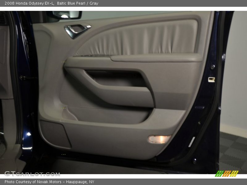 Baltic Blue Pearl / Gray 2008 Honda Odyssey EX-L