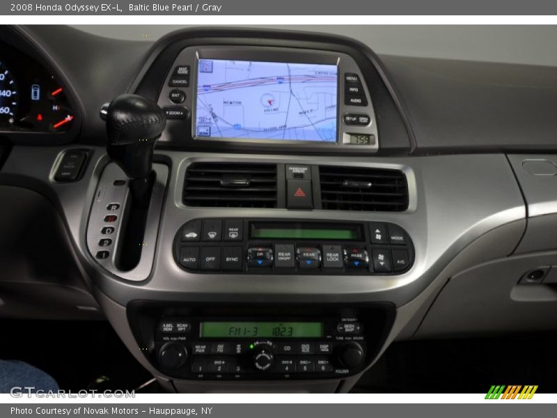 Baltic Blue Pearl / Gray 2008 Honda Odyssey EX-L