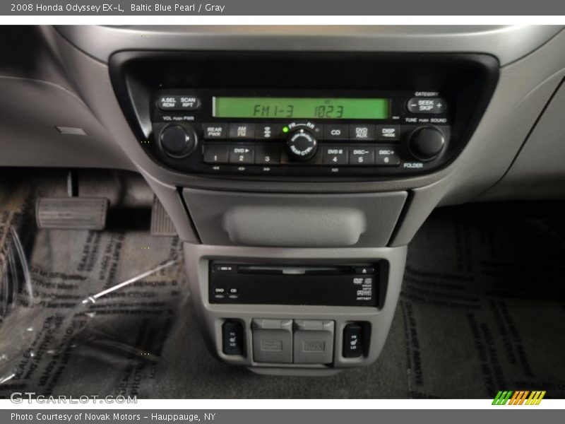 Baltic Blue Pearl / Gray 2008 Honda Odyssey EX-L