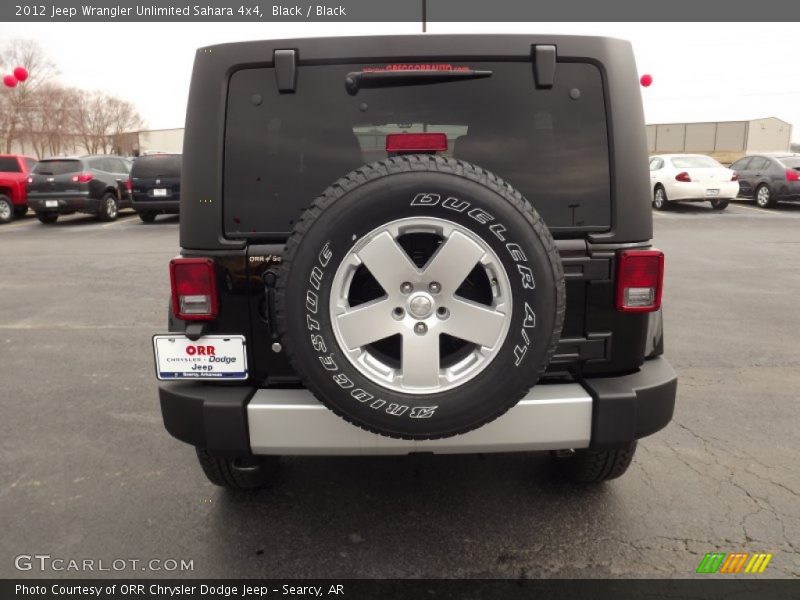 Black / Black 2012 Jeep Wrangler Unlimited Sahara 4x4