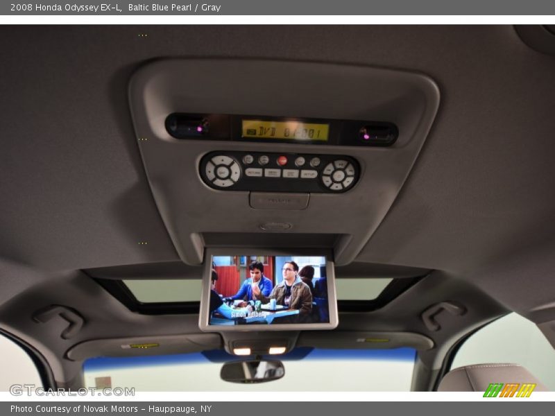 Baltic Blue Pearl / Gray 2008 Honda Odyssey EX-L