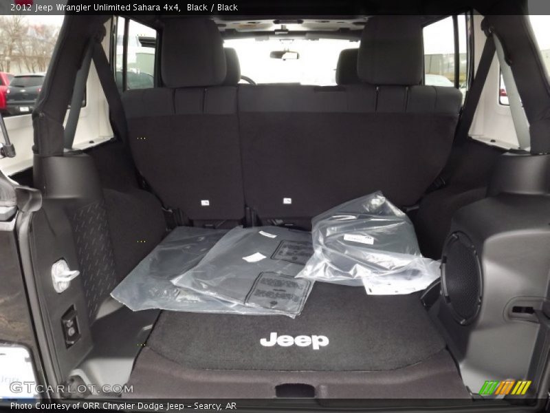 Black / Black 2012 Jeep Wrangler Unlimited Sahara 4x4