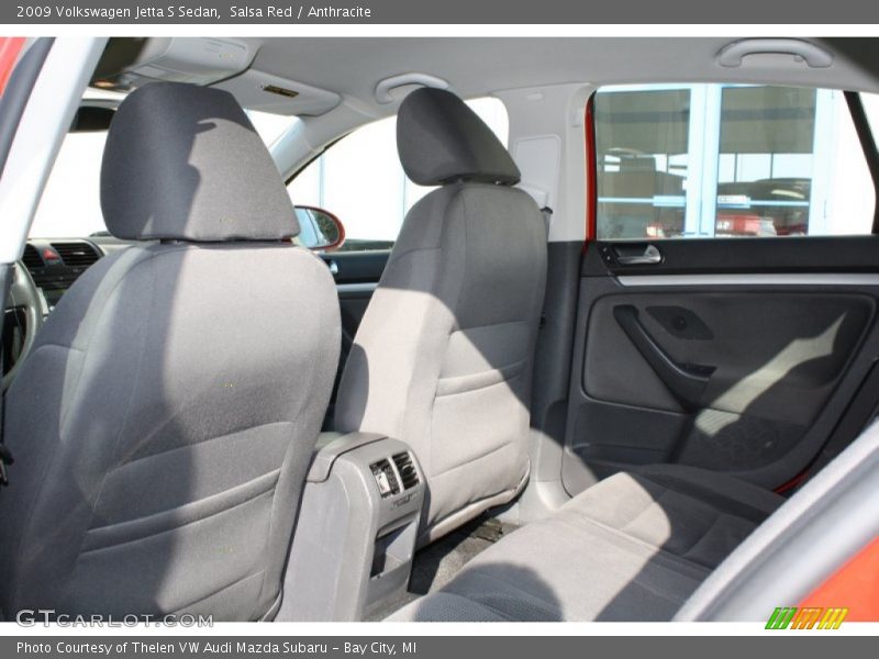 Salsa Red / Anthracite 2009 Volkswagen Jetta S Sedan