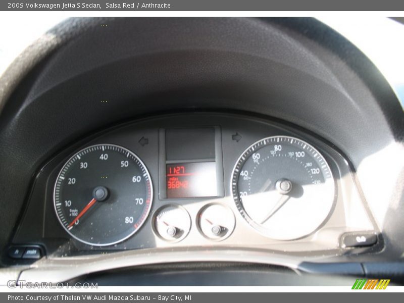 Salsa Red / Anthracite 2009 Volkswagen Jetta S Sedan