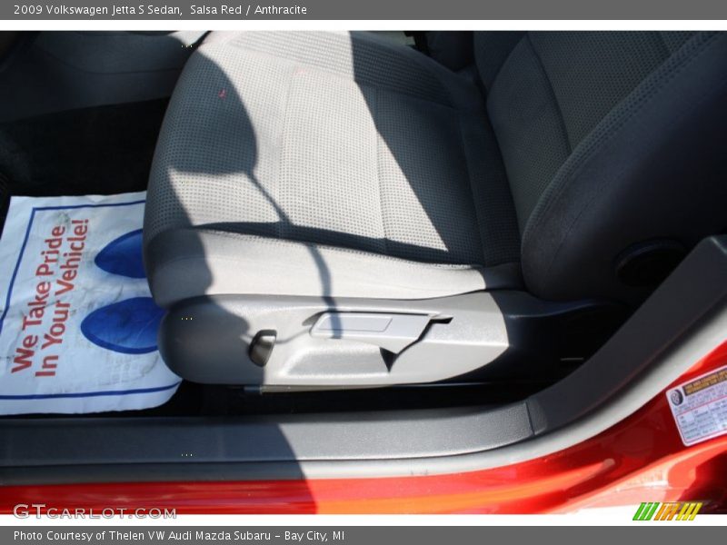 Salsa Red / Anthracite 2009 Volkswagen Jetta S Sedan