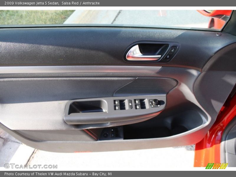 Salsa Red / Anthracite 2009 Volkswagen Jetta S Sedan