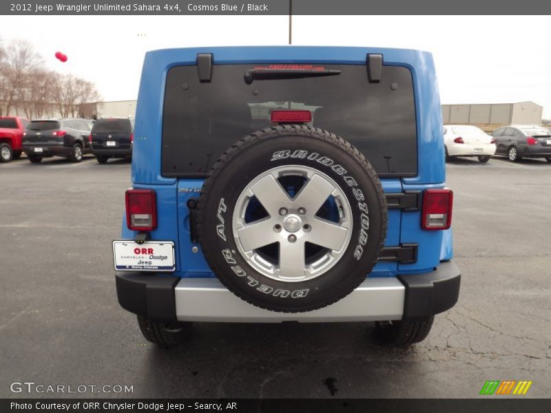 Cosmos Blue / Black 2012 Jeep Wrangler Unlimited Sahara 4x4