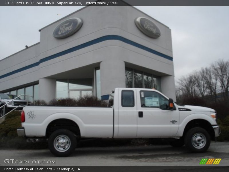 Oxford White / Steel 2012 Ford F350 Super Duty XL SuperCab 4x4