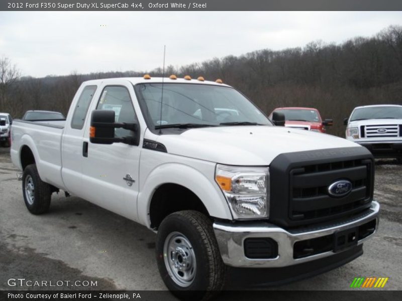 Oxford White / Steel 2012 Ford F350 Super Duty XL SuperCab 4x4