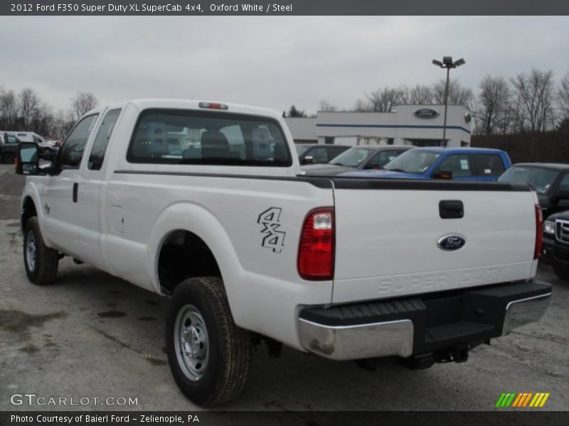 Oxford White / Steel 2012 Ford F350 Super Duty XL SuperCab 4x4