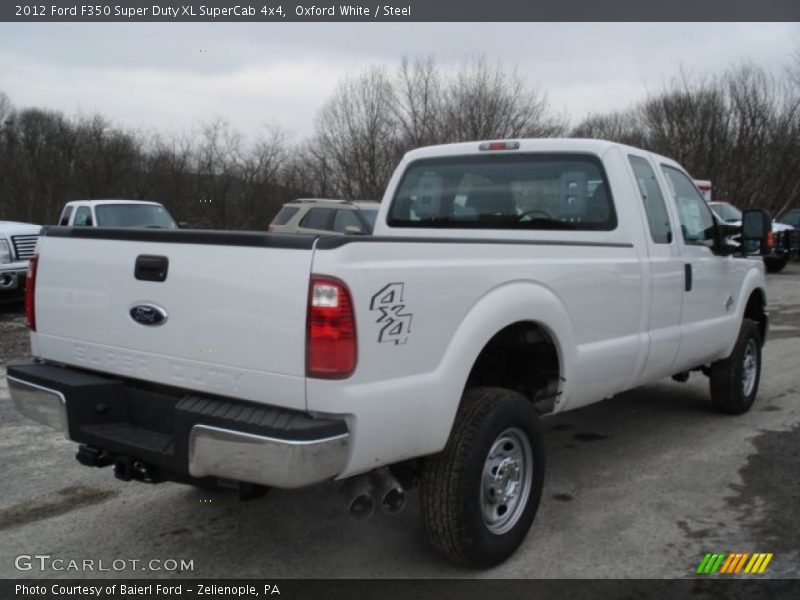 Oxford White / Steel 2012 Ford F350 Super Duty XL SuperCab 4x4