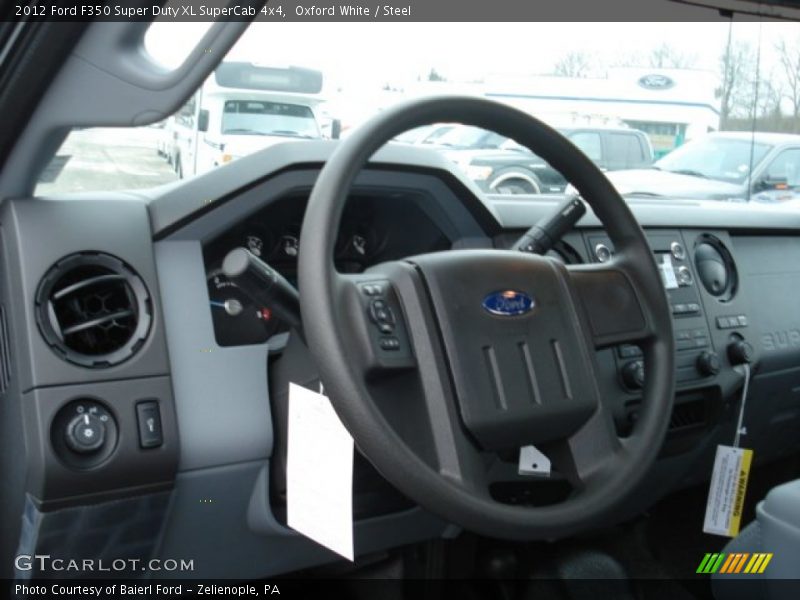 Oxford White / Steel 2012 Ford F350 Super Duty XL SuperCab 4x4
