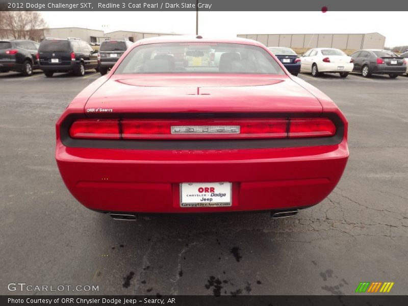 Redline 3 Coat Pearl / Dark Slate Gray 2012 Dodge Challenger SXT