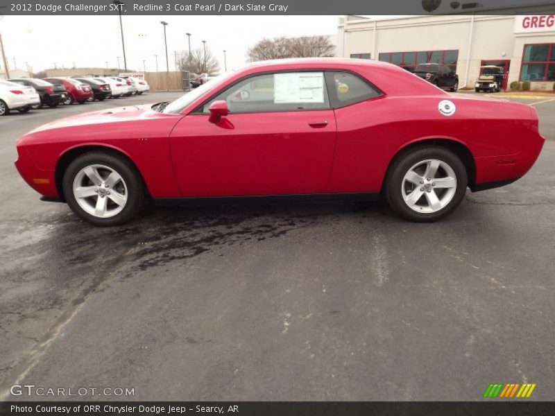 Redline 3 Coat Pearl / Dark Slate Gray 2012 Dodge Challenger SXT