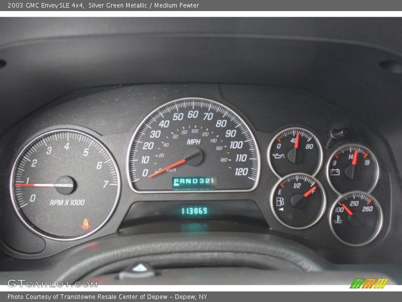  2003 Envoy SLE 4x4 SLE 4x4 Gauges