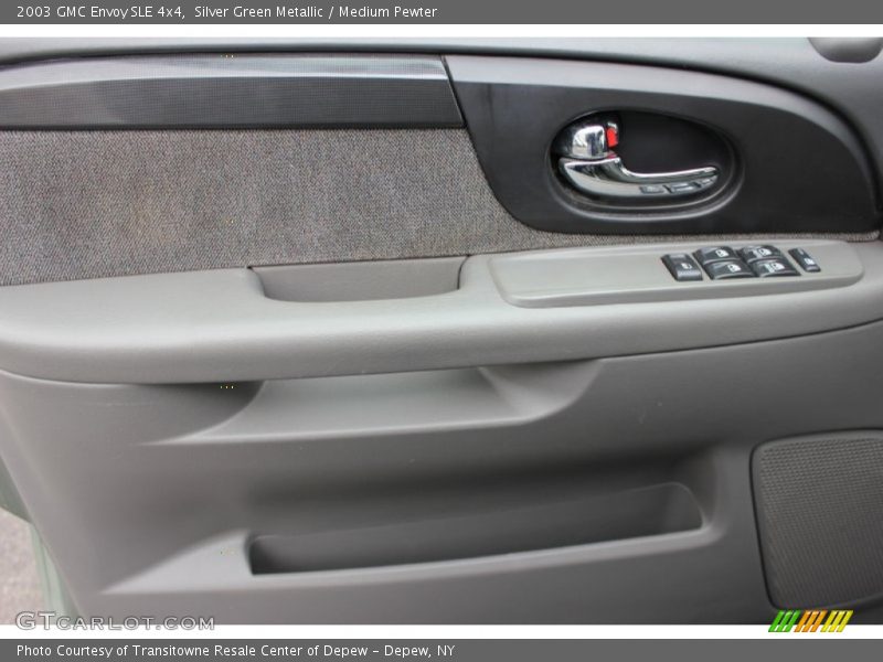 Silver Green Metallic / Medium Pewter 2003 GMC Envoy SLE 4x4