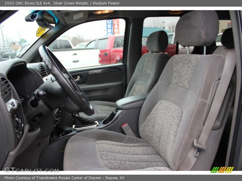 Silver Green Metallic / Medium Pewter 2003 GMC Envoy SLE 4x4