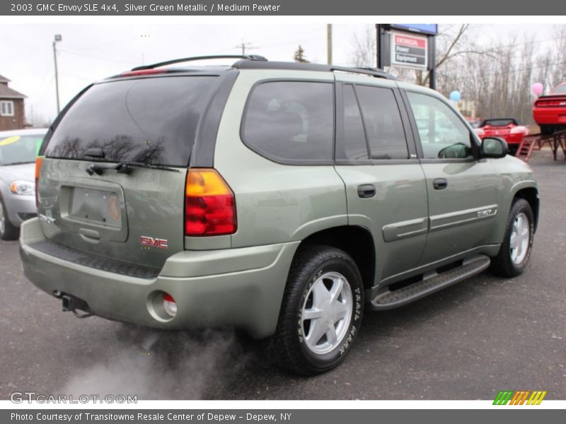Silver Green Metallic / Medium Pewter 2003 GMC Envoy SLE 4x4