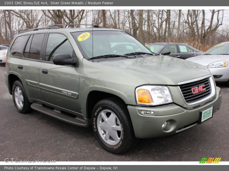 Silver Green Metallic / Medium Pewter 2003 GMC Envoy SLE 4x4
