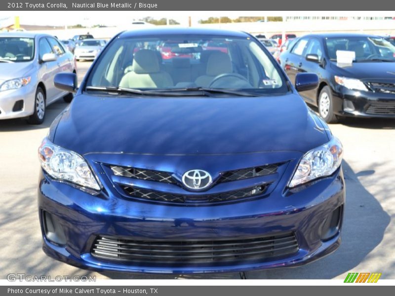 Nautical Blue Metallic / Bisque 2012 Toyota Corolla