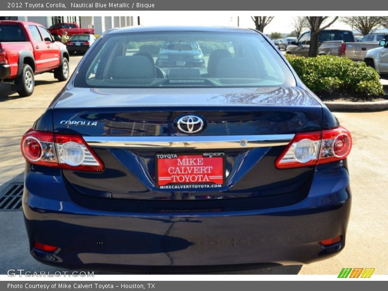Nautical Blue Metallic / Bisque 2012 Toyota Corolla