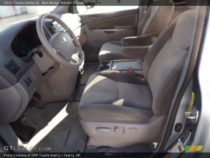 Blue Mirage Metallic / Stone 2010 Toyota Sienna LE